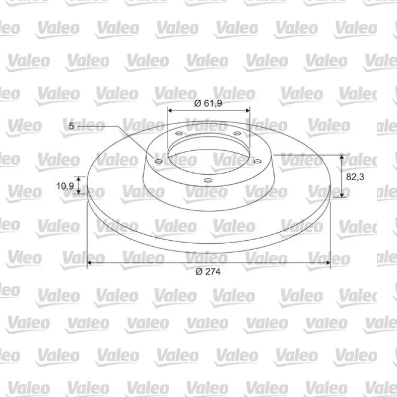 Fren Disk Ayna Arka Sağ ve Sol VALEO 675402 – Renault Scenic / Laguna