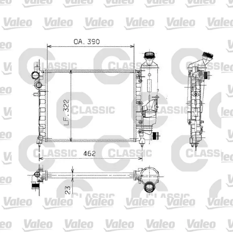 Su Radyatörü VALEO 230372 – BMW 320i