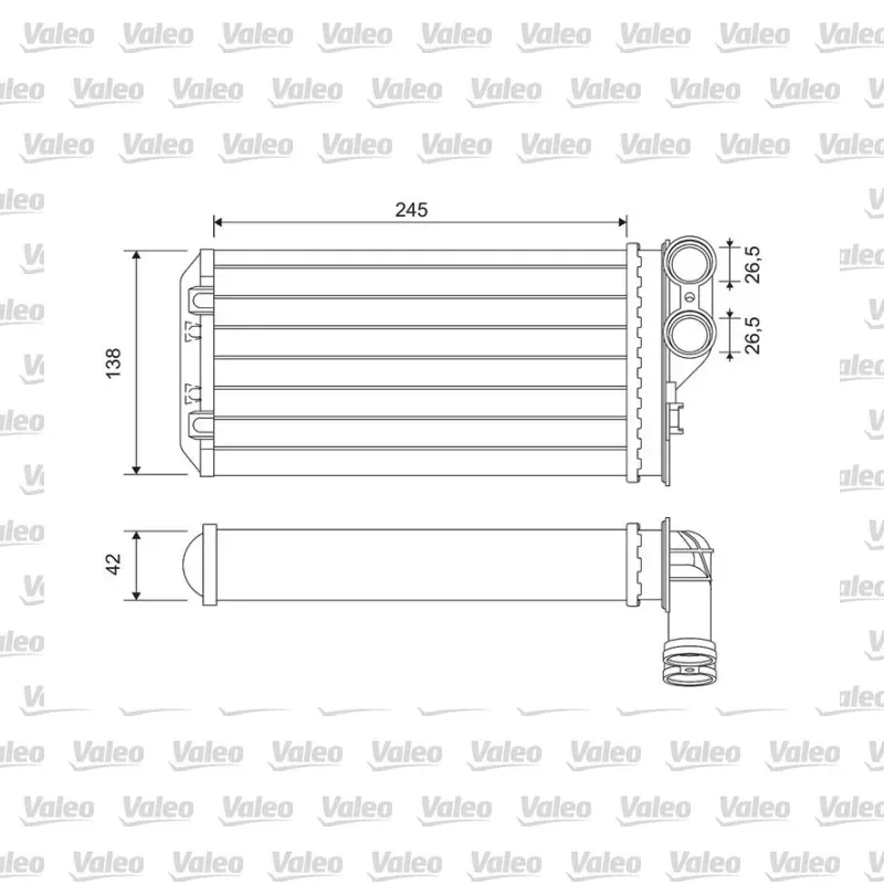 Kalorifer Radyatörü VALEO 811503 – Peugeot / Citroen