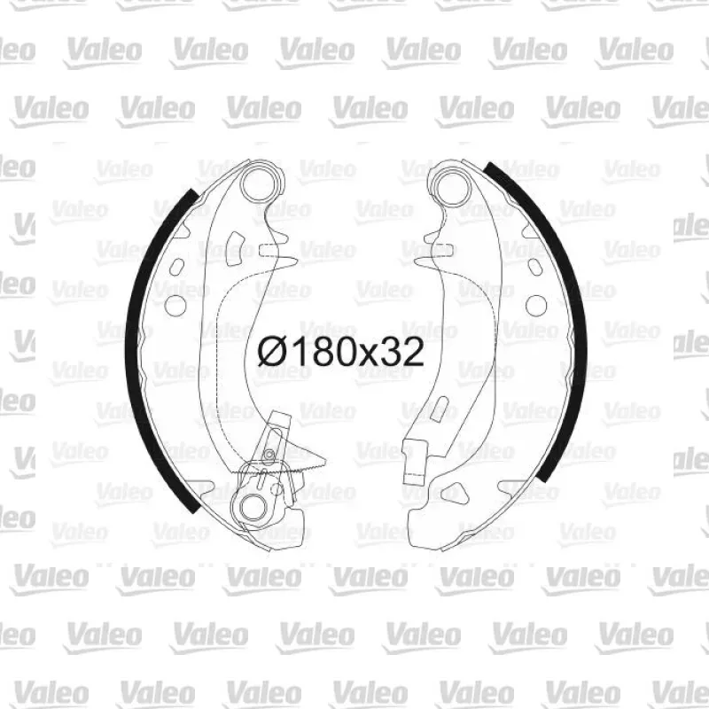 Fren Pabuçlu Balata Arka VALEO 562453 – Peugeot / Citroen