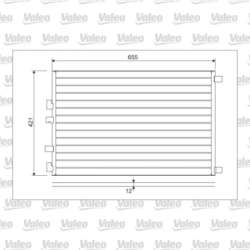 Klima Radyatörü VALEO 818002 – Renault Megane / Scenic
