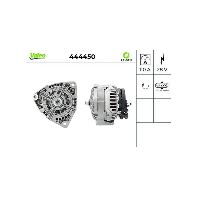 Alternatör VALEO 444450 – MAN TGA