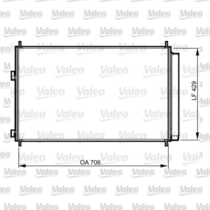 Klima Radyatörü VALEO 814204 – Toyota RAV4 2.0 / 2.2 D