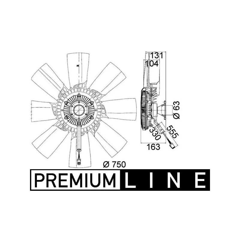 Motor Soğutma Fanı MAHLE CFF 473 000P – Scania R