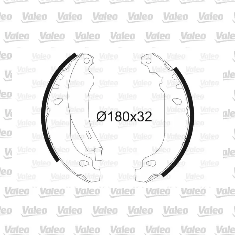 Fren Pabuçlu Balata Arka VALEO 562084 – Peugeot / Citroen
