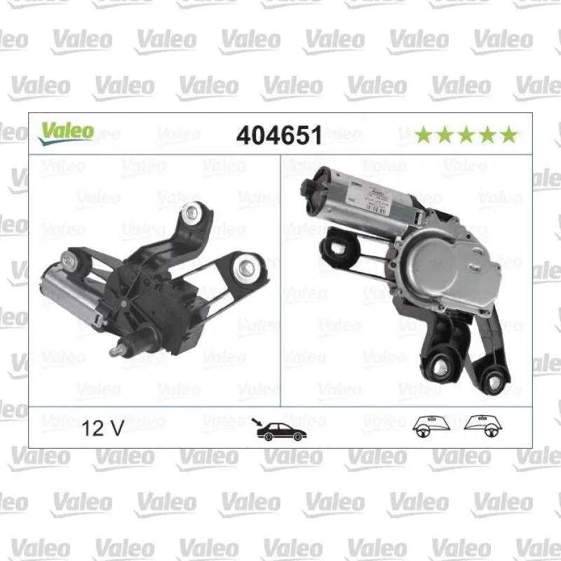 Silecek Mekanizma Motoru Arka VALEO 404651 – Skoda Fabia