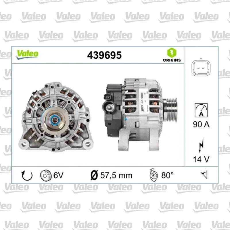 Alternatör VALEO 439695 – Citroen C3 / C1