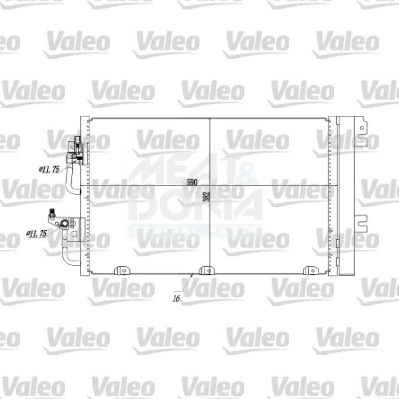 Klima Radyatörü VALEO 817839 – Opel Astra
