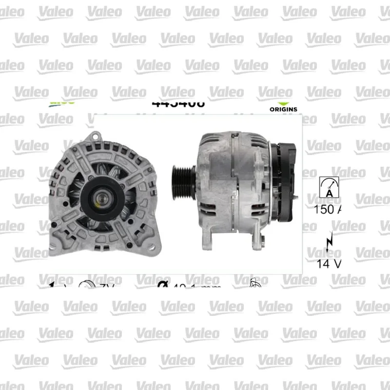 Alternatör VALEO 443408 – Renault Megane / Scenic
