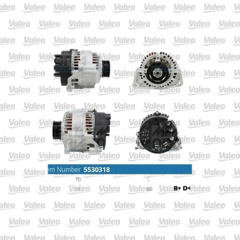 Ford Fiesta 1.8 D Alternatör – VALEO 443025