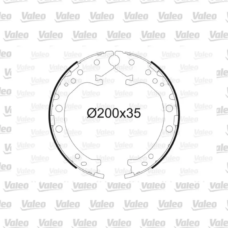 Fren Pabuçlu Balata Arka VALEO 564154 – Honda CR-V