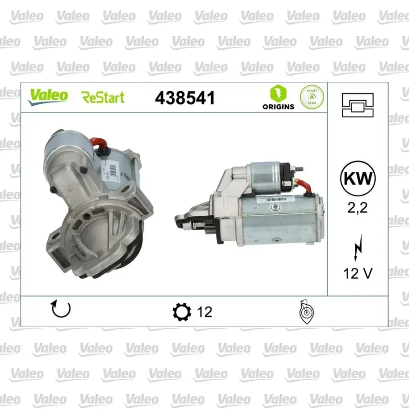 Ford Transit 2.2 TDCi Marş Dinamosu – VALEO 438541