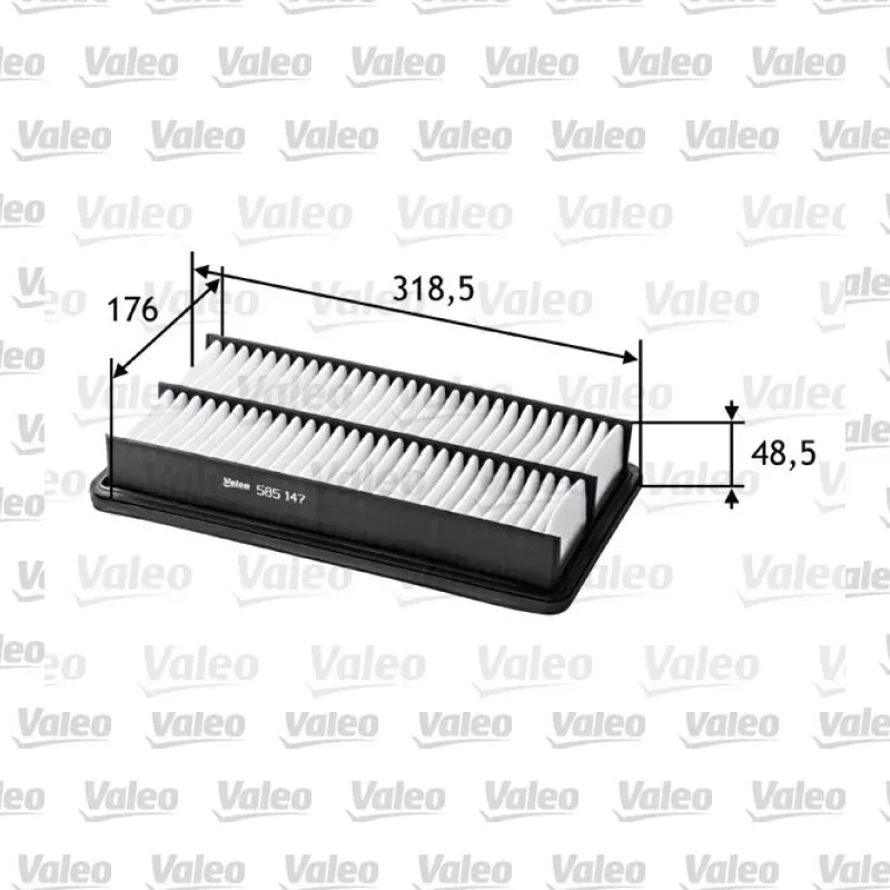 Mazda 626 2.0 Hava Filtresi – VALEO 585147