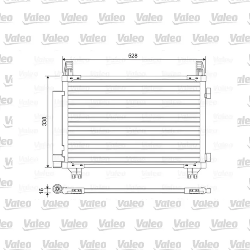 Klima Radyatörü VALEO 814449 – Toyota Yaris 1.0 / 1.3