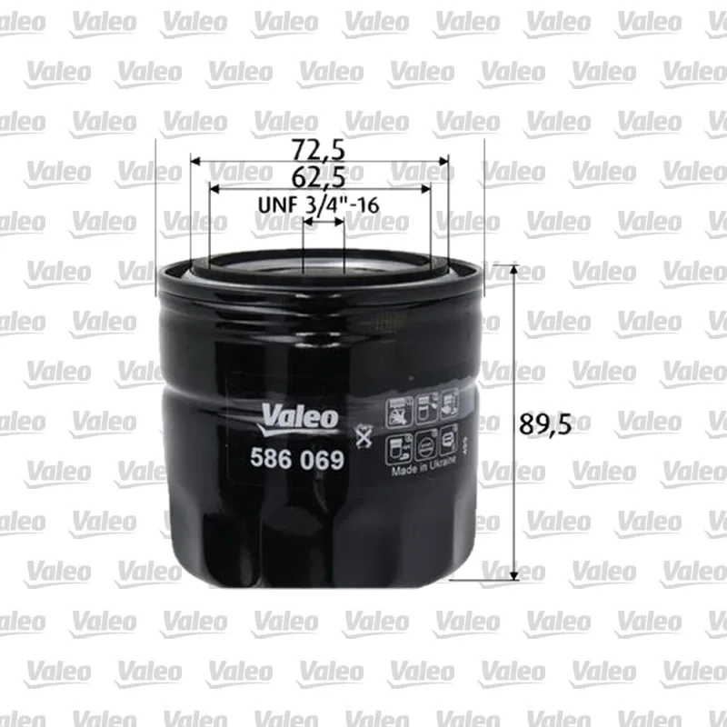 Yağ Filtresi VALEO 586069 – Jeep Grand Cherokee / Cherokee