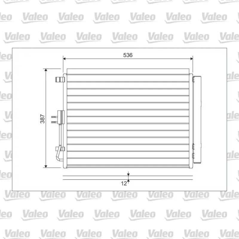Klima Radyatörü VALEO 822598 – Hyundai / Kia