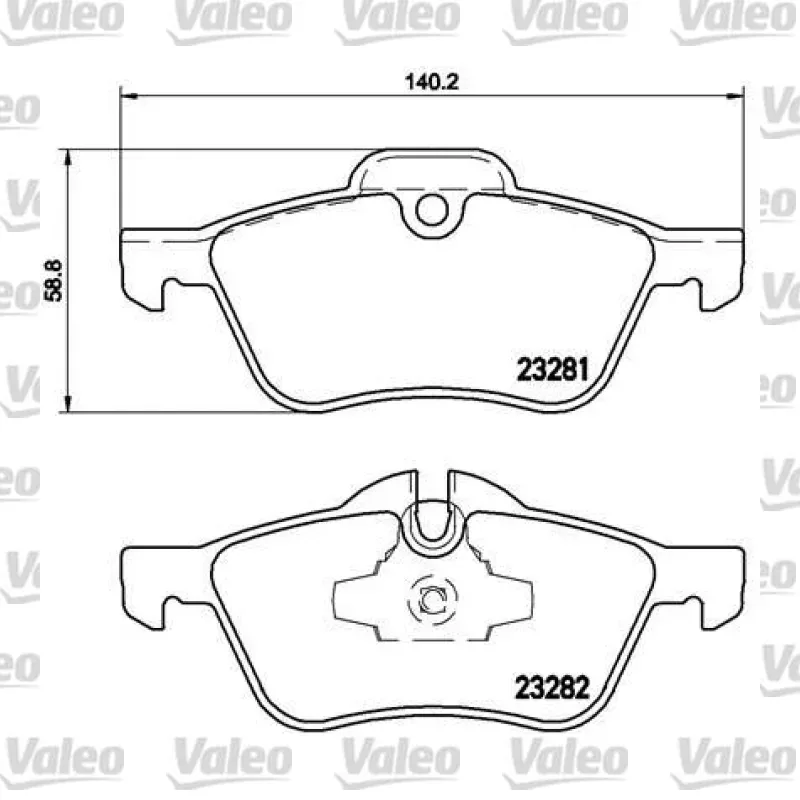 Fren Disk Balata Ön VALEO 671413 – MINI Cooper