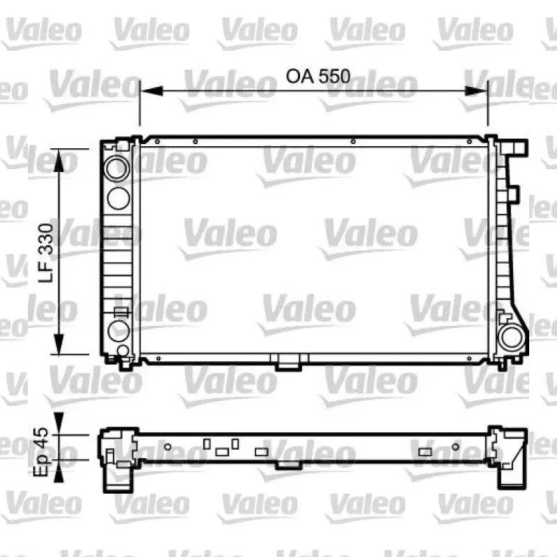 BMW 318tds 1.7 Su Radyatörü – VALEO 734289