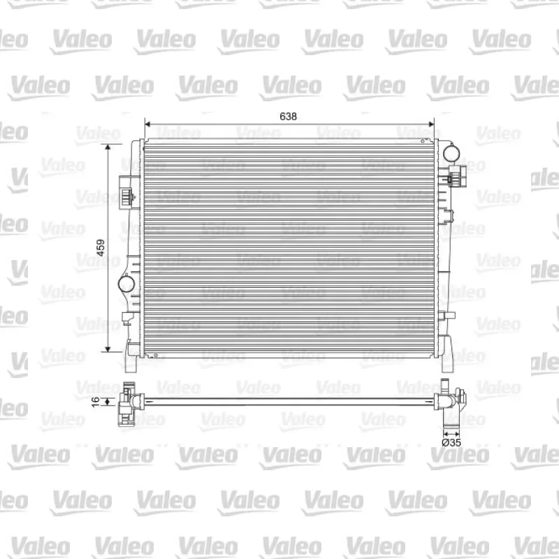Su Radyatörü VALEO 701553 – Fiat Punto
