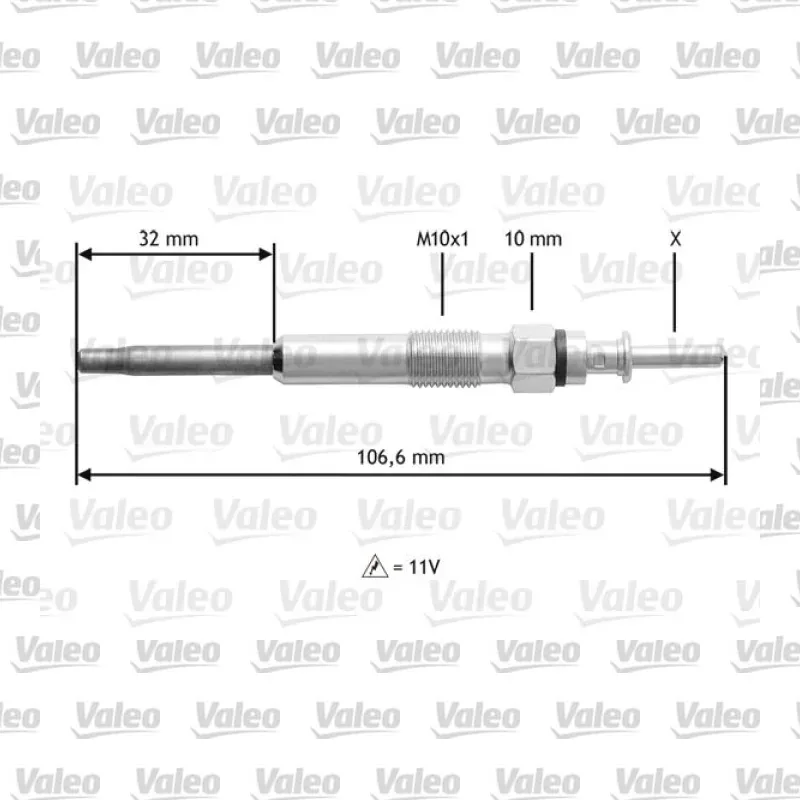 Isıtma Bujisi VALEO 345132 – BMW / Land Rover
