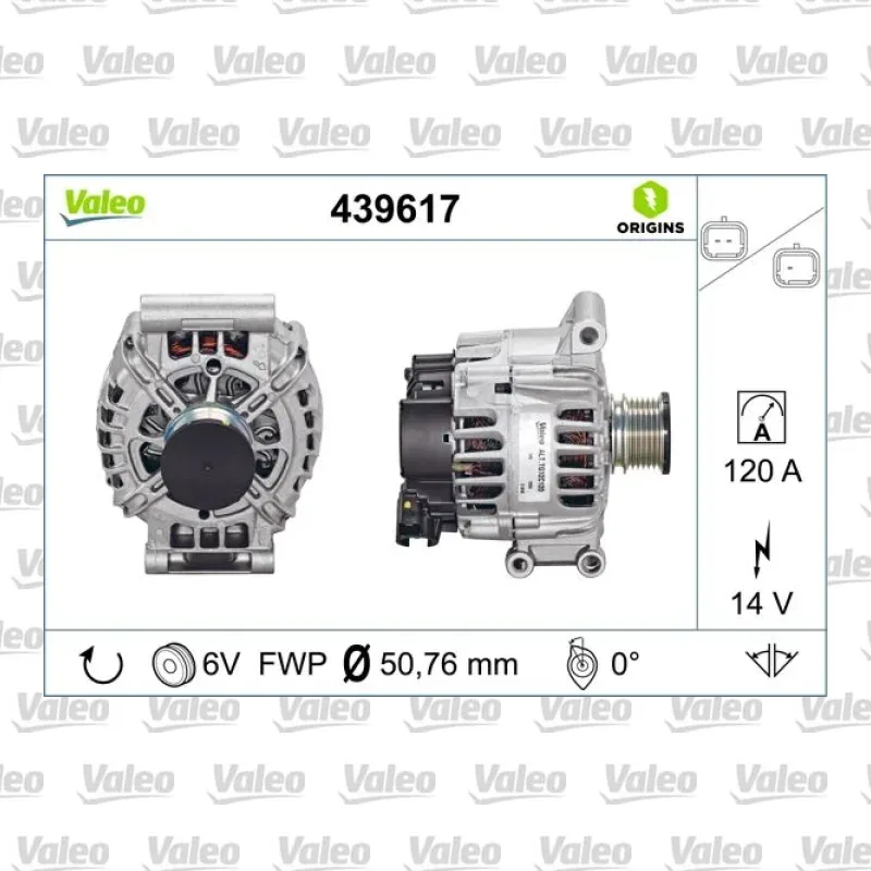 Alternatör VALEO 439617