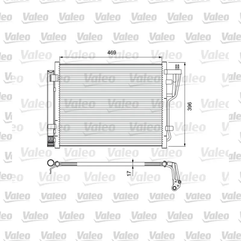 Klima Radyatörü VALEO 814070 – Hyundai / Kia