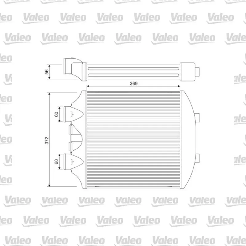 Turbo Radyatörü VALEO 818393 – Seat Ibiza 1.8 Turbo / 1.9 TDI