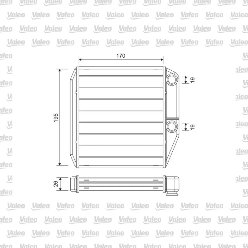 Kalorifer Radyatörü VALEO 811600 – Fiat 500L