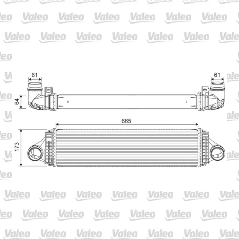 Volvo V40 2.0 T2 Turbo Radyatörü – VALEO 822920