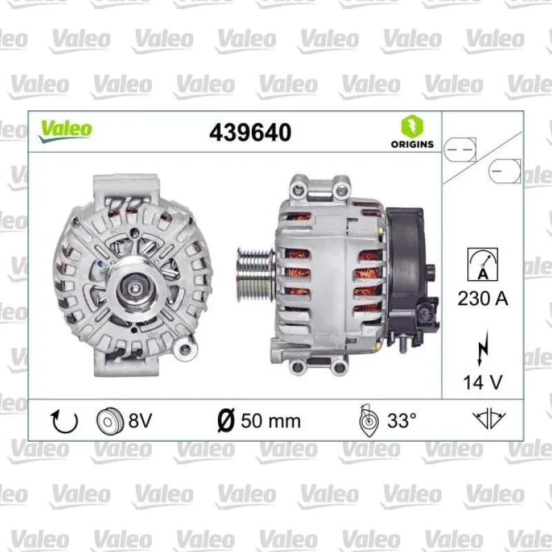 BMW X6 3.0 Alternatör – VALEO 439640