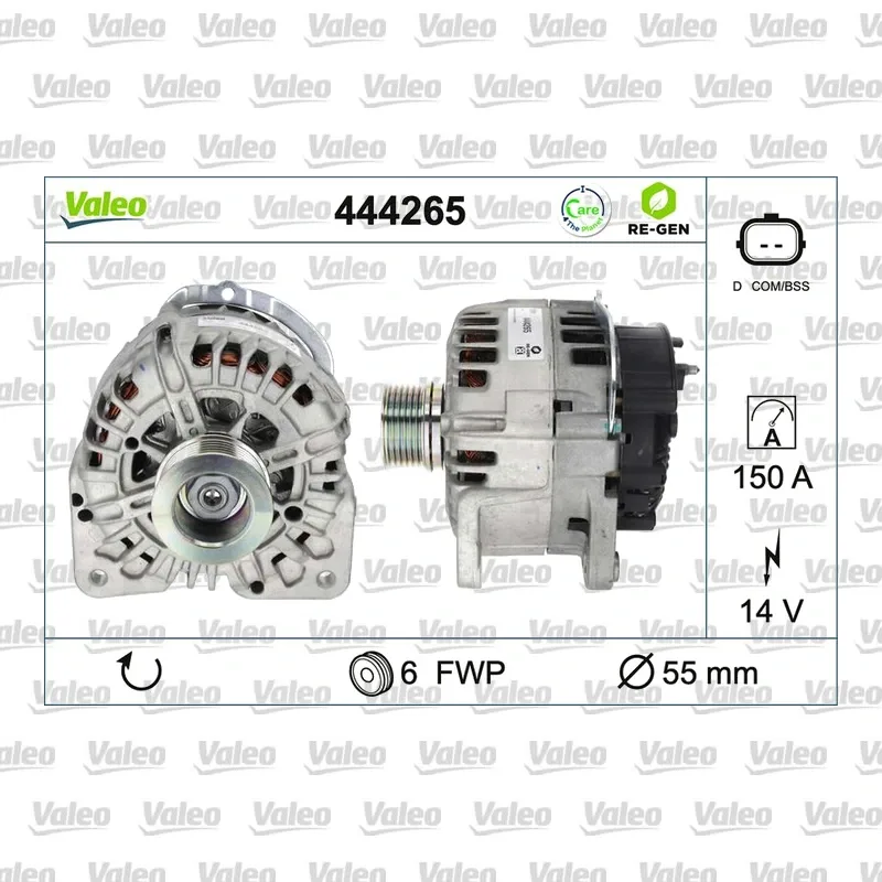 Alternatör VALEO 443471 – Renault Clio