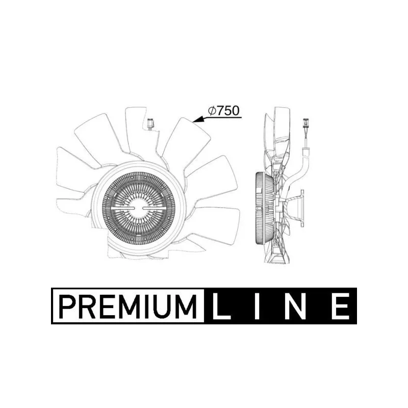 Motor Soğutma Fanı MAHLE CFF 515 000P – Scania G / R