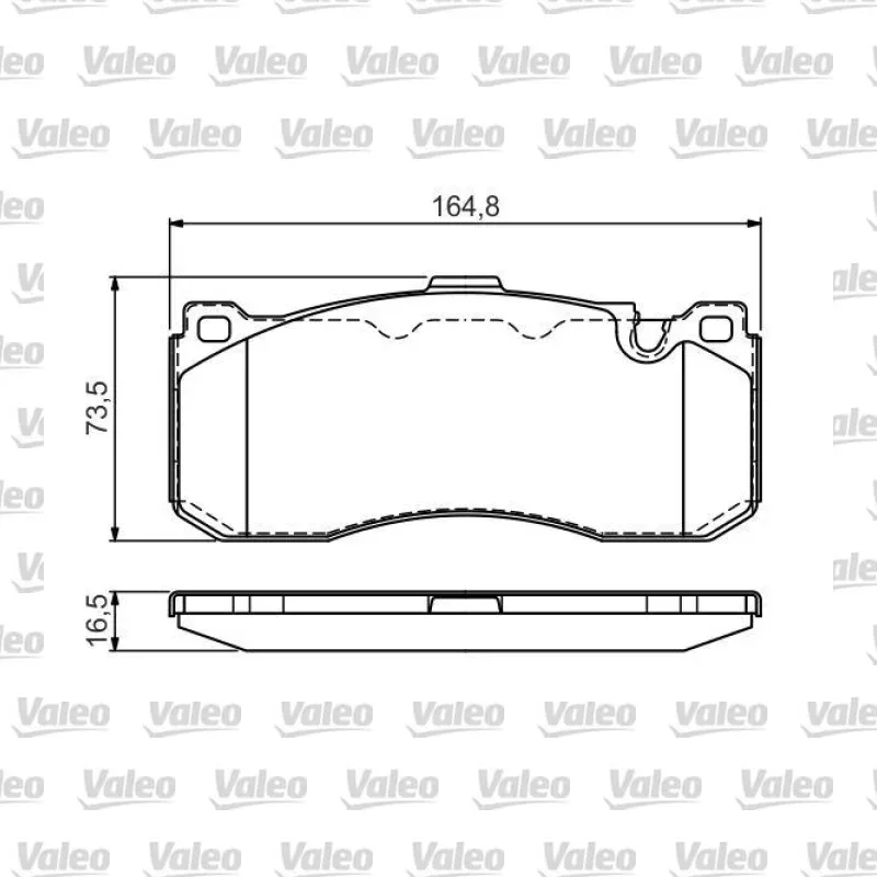 Fren Disk Balata Ön VALEO 670547 – BMW / MINI