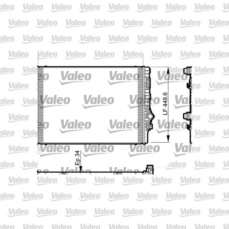 Su Radyatörü VALEO 735548