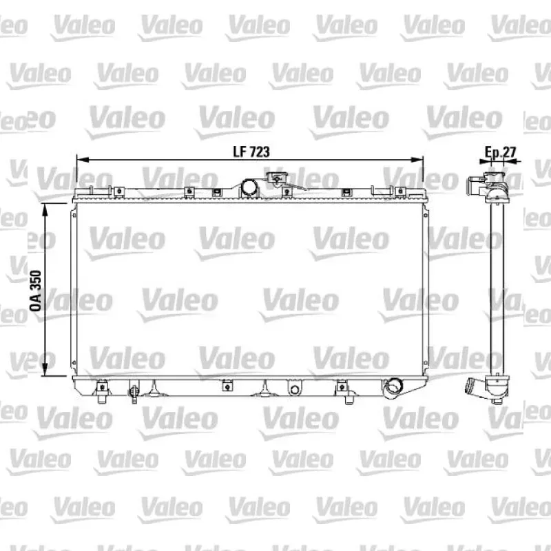 Toyota Corolla 2.0 D Su Radyatörü – VALEO 731568
