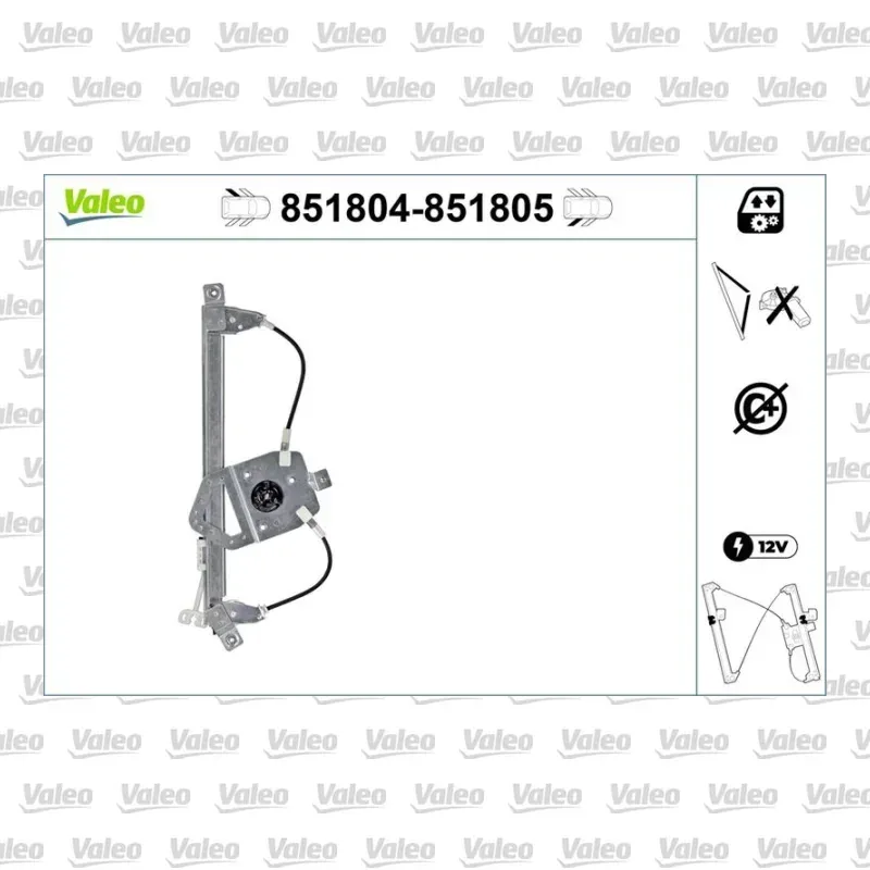 Cam Krikosu Arka Sol VALEO 851804 – Renault Clio