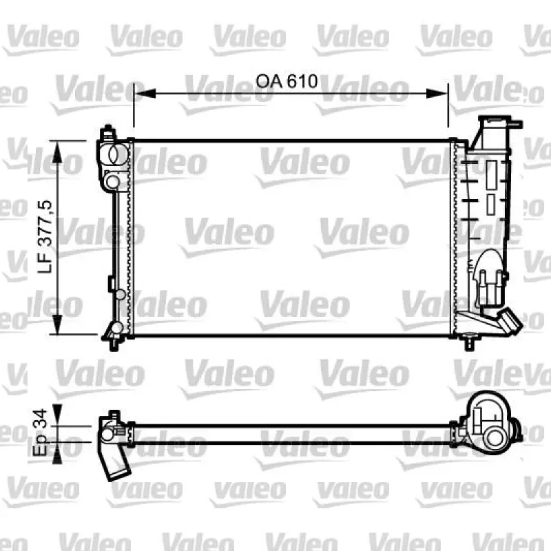 Peugeot 306 1.8 Su Radyatörü – VALEO 730983