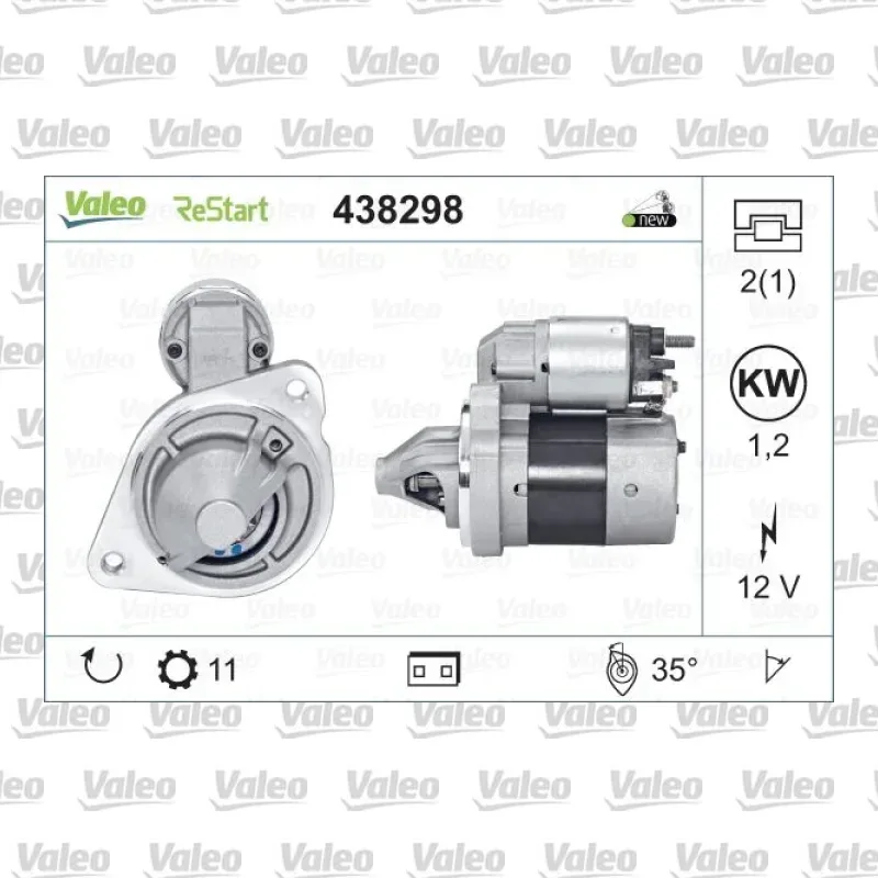 Marş Dinamosu VALEO 438298 – Ford Focus