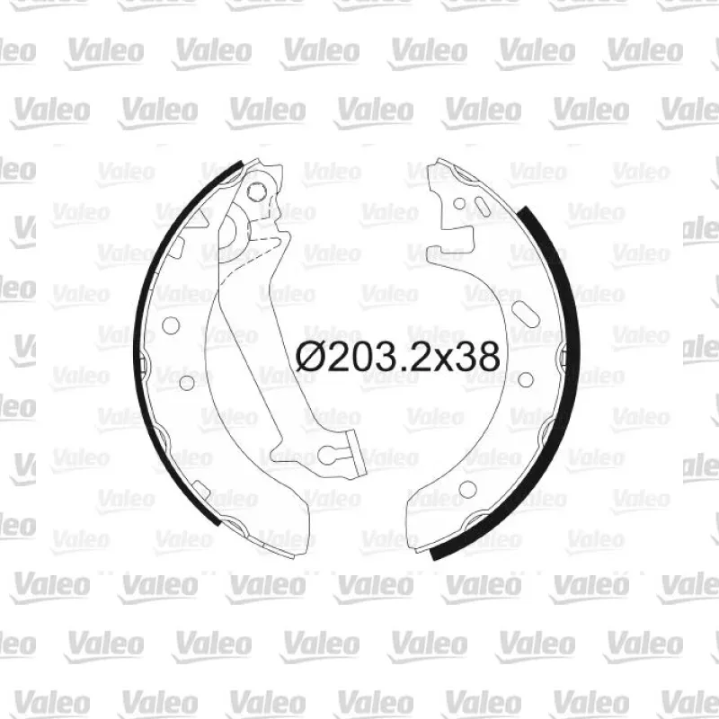 Fren Pabuçlu Balata Arka VALEO 562580 – Ford Mondeo