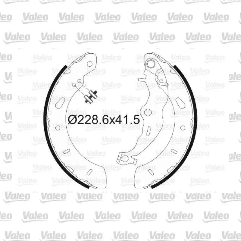 Fren Pabuçlu Balata Arka VALEO 564140 – Ford Focus / B-Max