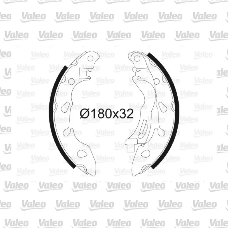 Fren Pabuçlu Balata Arka VALEO 564185 – Fiat Panda / 500