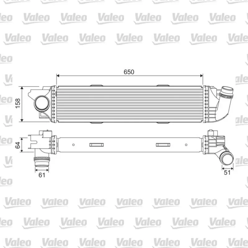Turbo Radyatörü VALEO 818299 – Renault / Opel