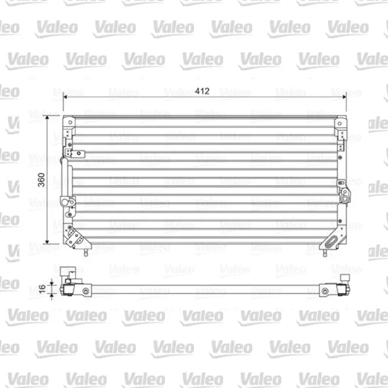 Klima Radyatörü VALEO 814495 – Toyota Land Cruiser