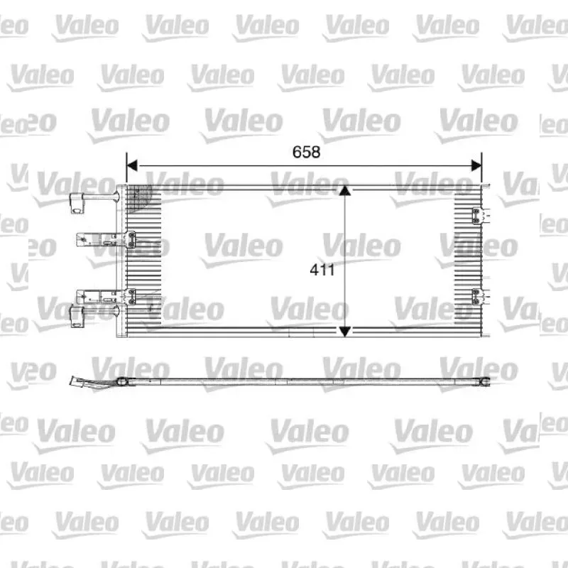 Klima Radyatörü VALEO 817645 – Renault / Opel