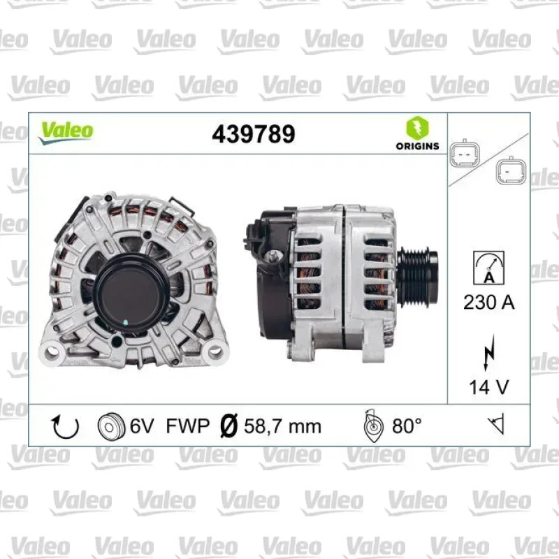 Alternatör VALEO 439789 – Peugeot / Citroen