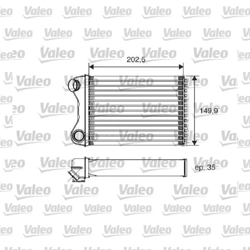 Kalorifer Radyatörü VALEO 812211 – Fiat Punto / Doblo