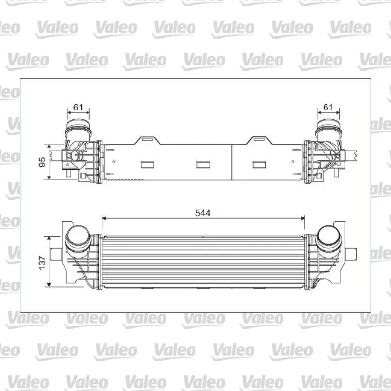 Turbo Radyatörü VALEO 822934 – BMW 520i