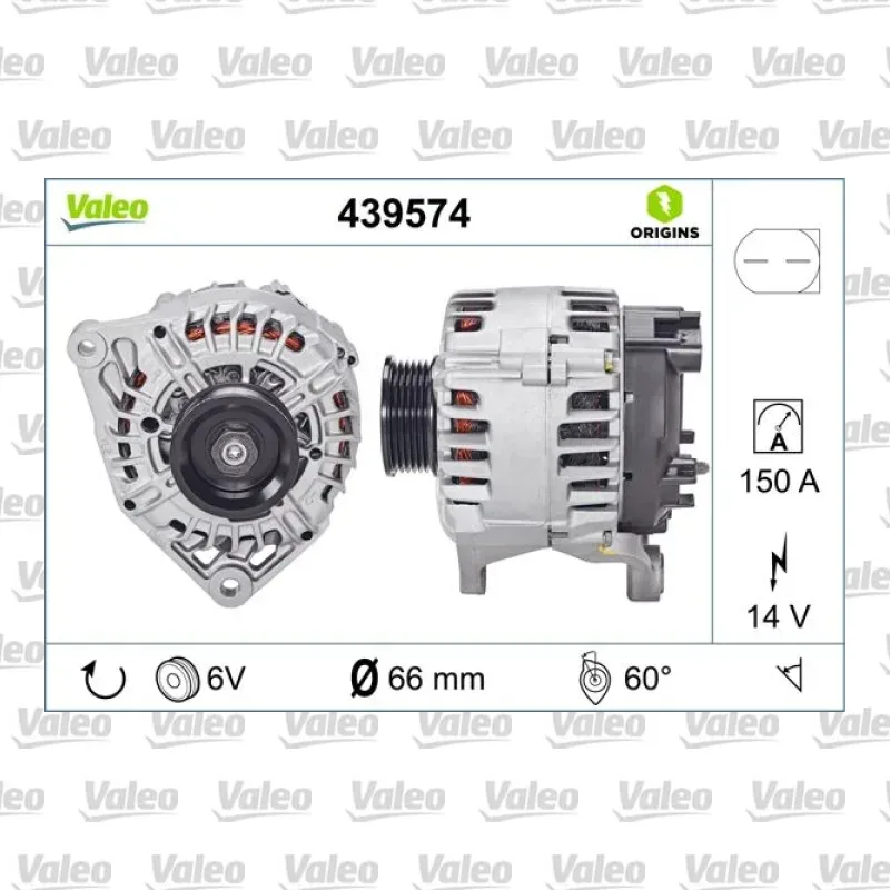 Alternatör VALEO 439574