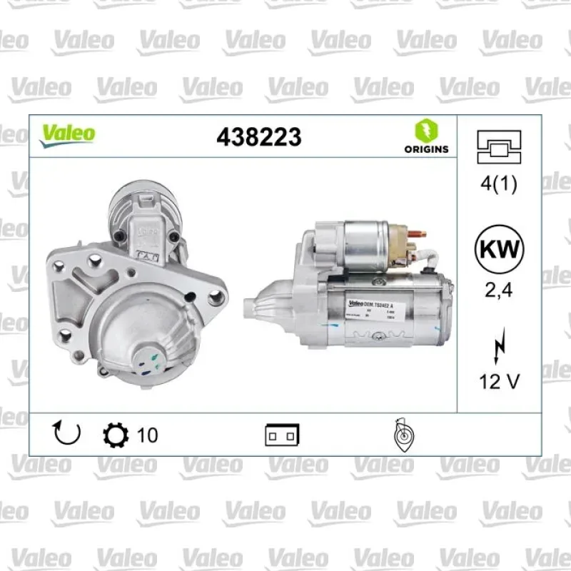 Marş Dinamosu VALEO 438223 – Renault Laguna / Latitude