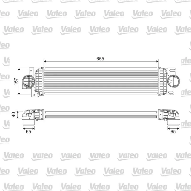 Turbo Radyatörü VALEO 818699 – Ford Mondeo